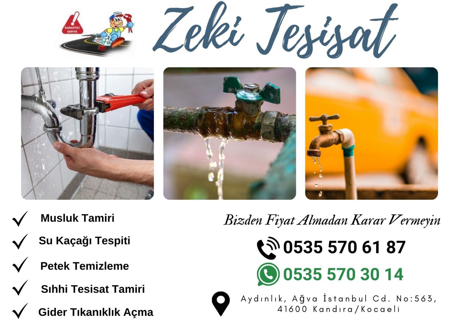 Kandıra Su Kaçağı Tespiti
